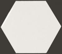 Chevron Scale Hexagon White Brillo 10,7х12,4