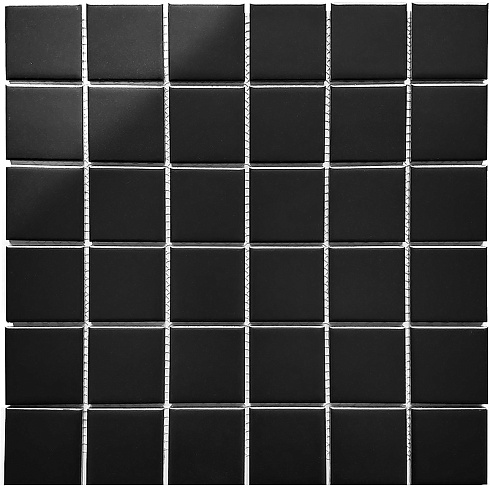 Кер. мозаика 48x48 Black Matt 306х306х6