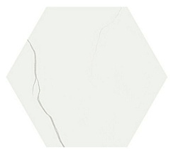 Mate Esagona Marmo Bianco 19,5x22,5