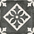 Art Nouveau Padua Black 20x20