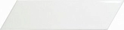 Chevron Wall White Left Brillo 5.2x18.6