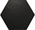 Hexatile Negro Mate 17,5х20